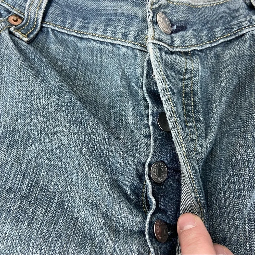 Levi’s 501 36 X 36 Destroyed Butterfly Jeans